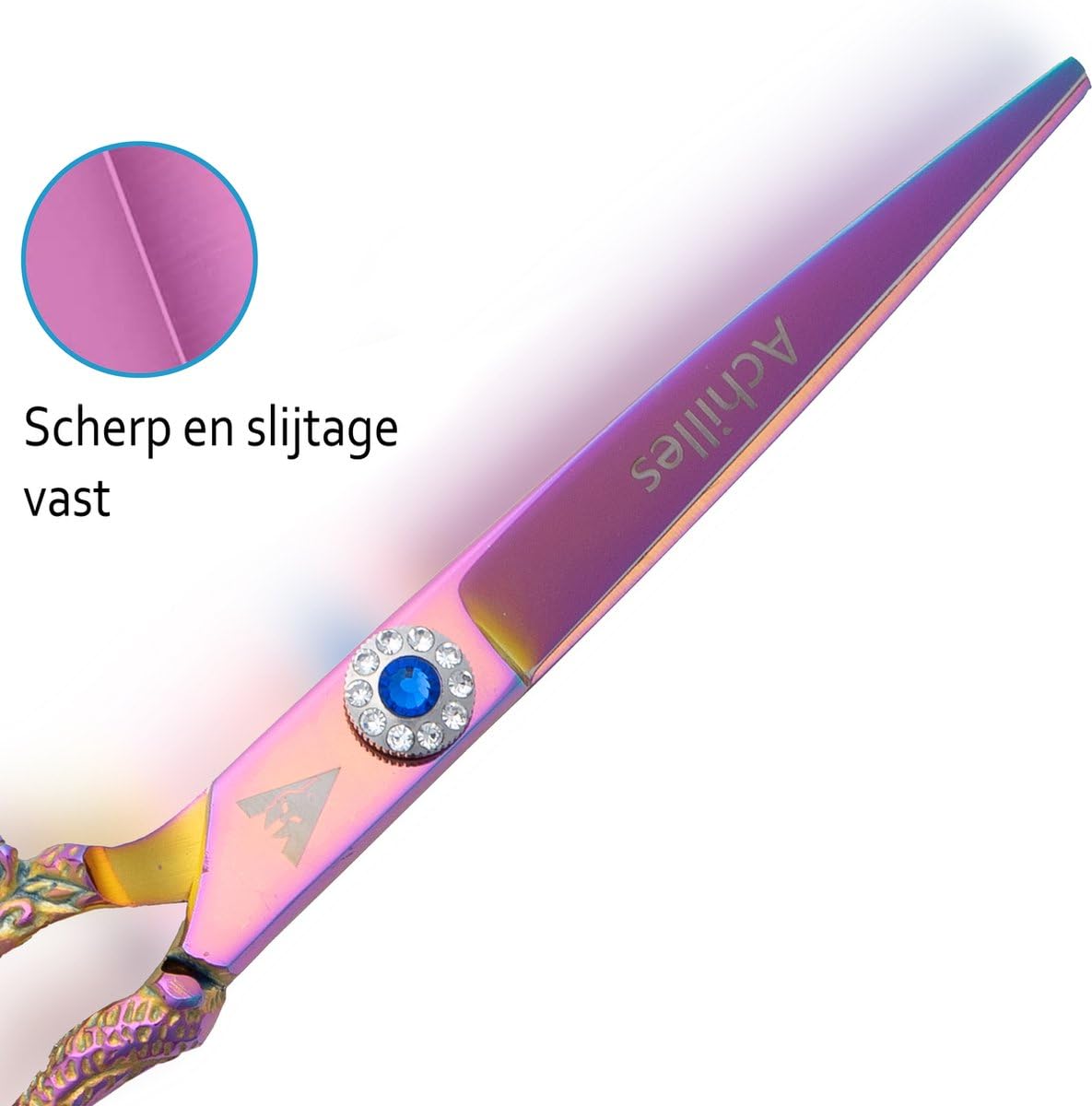 Achilles Friseurscheren Set - Komplettes Friseur Set - Haarschere - Friseurschere - Haarscheren Set