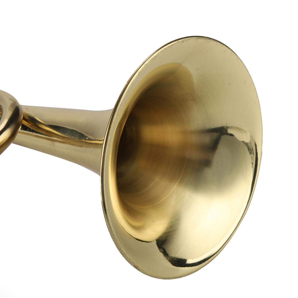 Kavallerie Trompete Instrument Bugle Horn aus Messing für Schulband Schüler