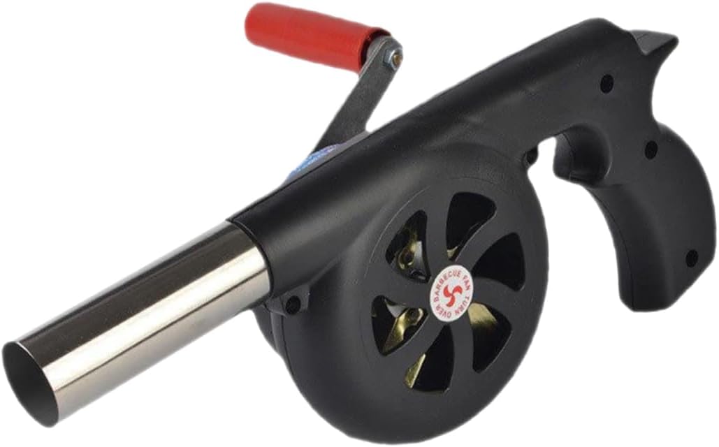 Toyvian Portable Handheld Fire Blower Bbq Air Blower Starter for Outdoor Grilling Camping and Barbecue Use Compact and Easy to Carry Comfortable Grip