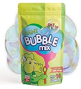 CrazyBubbles Bubble Solution Refill Makes Over 30 Gallons of Bubbles for Kids & Up to 14 Gallons ...