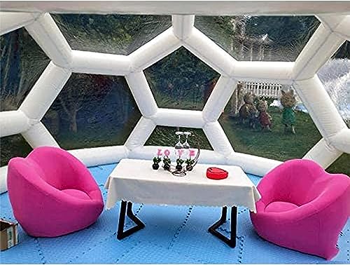 Carpa burbuja inflable moderna para 10 personas impermeable miniatura 3
