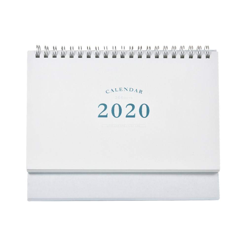 Arthomer 2020 Desktop Calendar, Monthly Calendar for Permanent Office, Works from October 2019 to December 2020, Refined Calendar Pad