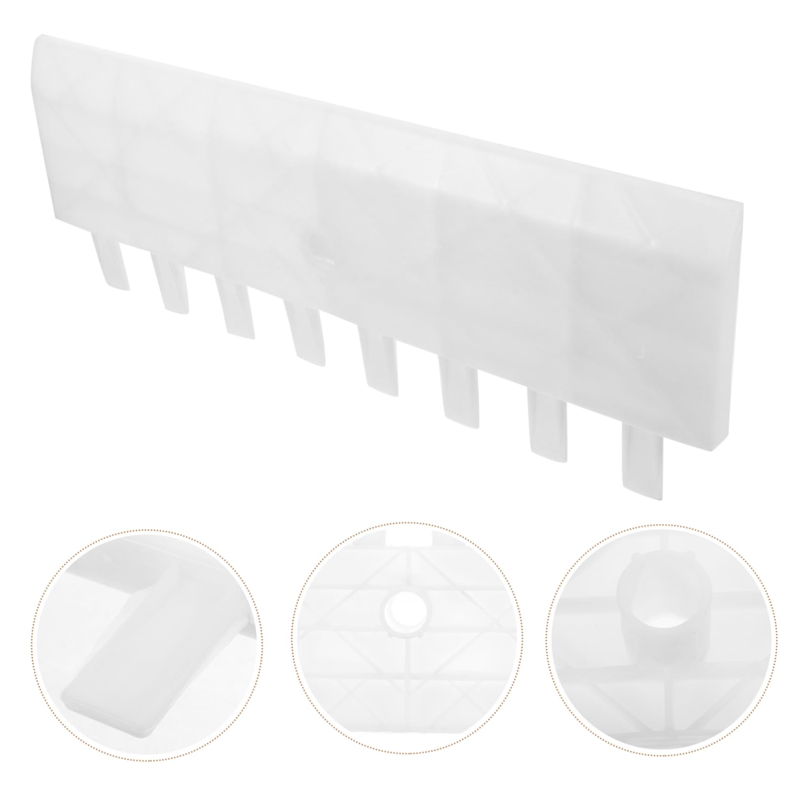 TOYANDONA Rastrillo De Jardín De Dientes De Plástico Resistente para Limpieza Césped Herramienta Agrícola para Jardinería y Mantenimiento De Espacios Exteriores