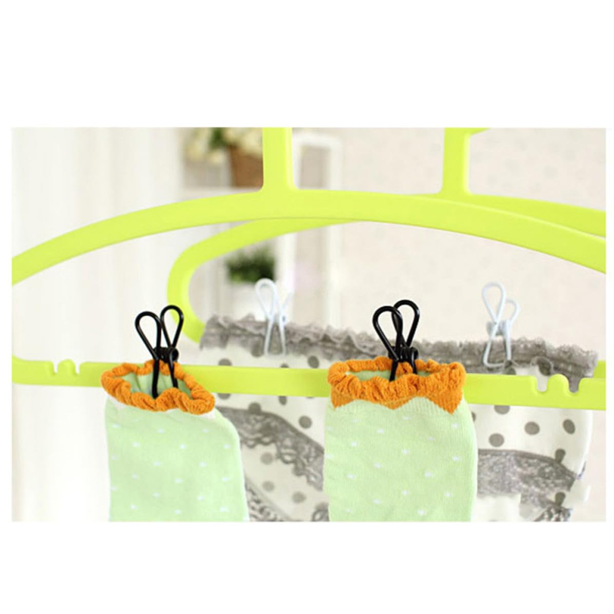 para Ropa de Acero Inoxidable Resistentes Prueba de Viento Color Aleatorio Juego de 50 Pinzas Multiusos Hogar y Secado al Aire Libre