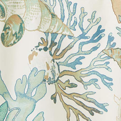 Barefoot Bungalow Atlantis Window Valance, 84X19-Inch, Jade #TOP4