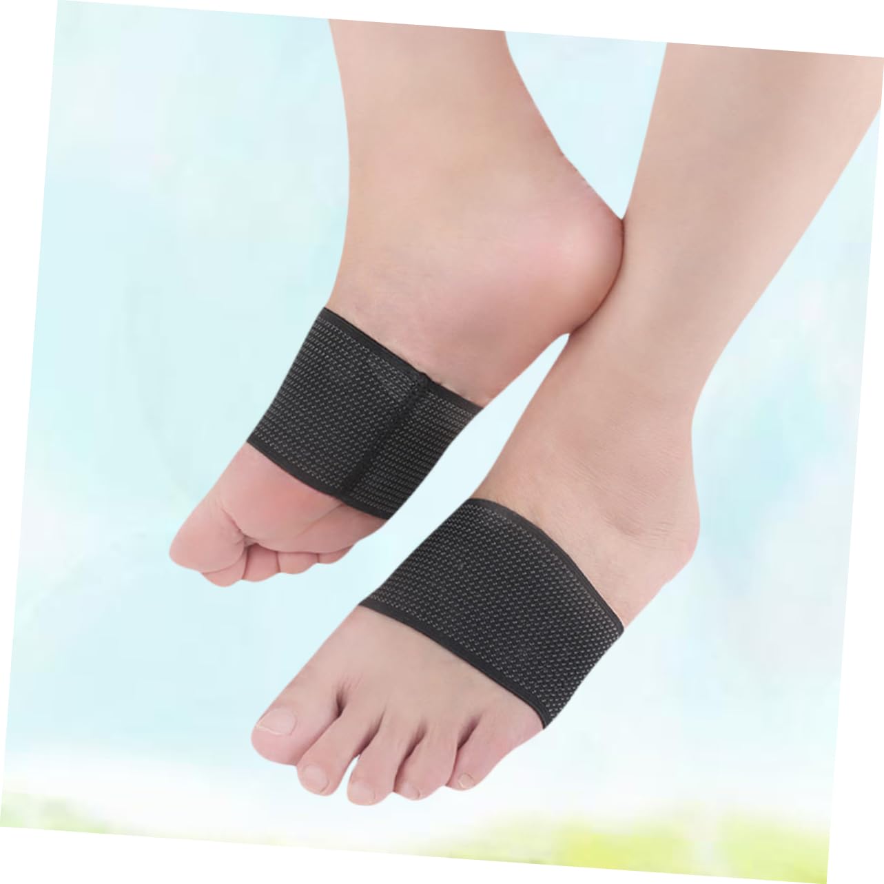 FOMIYES Ace Bandage for Foot Compression Ankle Brace Heel Breathable Arch Support Sleeve Size L/XL