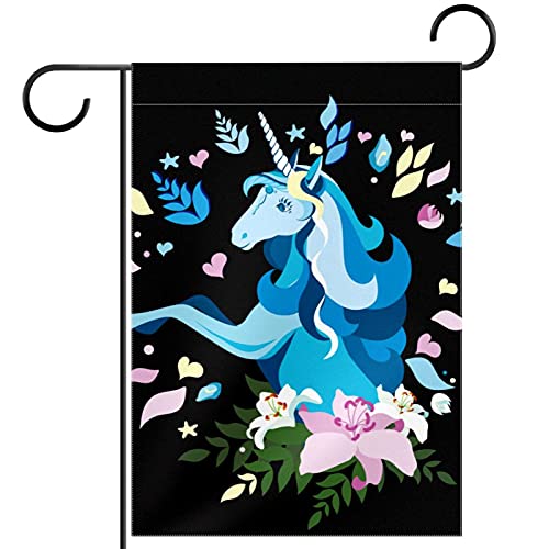Drapeau de bienvenue licorne résistant pour embellir votre entrée