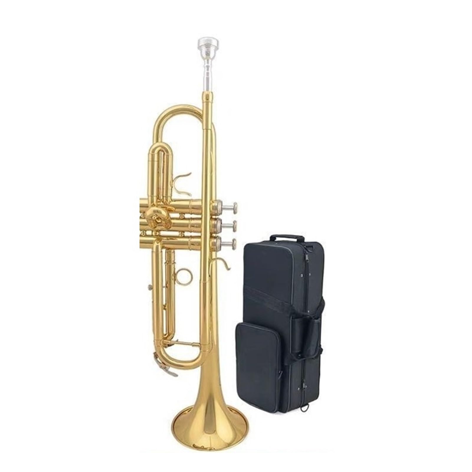 Trompeten B-Dur Messing Lack Gold Abgestufte Performance Band Anfänger