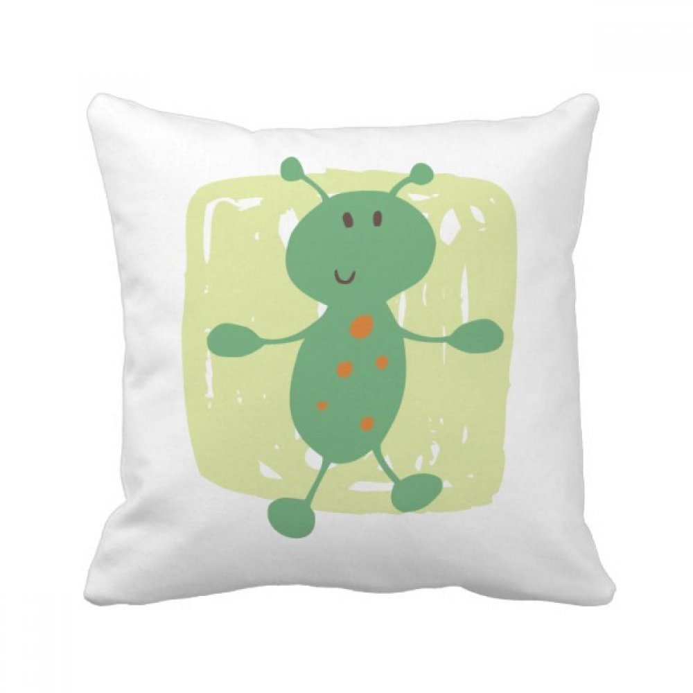 Coussin alphabet grec phi noir cadeau original déco maison carré
