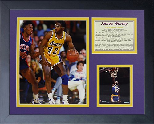 Legends Never Die "James Worthy Framed Photo Collage, 11 x 14-Inch