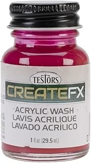 Testors Corp. Barn Red Acrylic Wash Tri TES79402 Plastics Paint Acrylic
