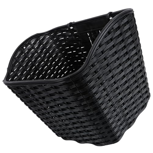 Panier de guidon tressé au style rétro pour vélo adulte, l'esprit vintage authentique