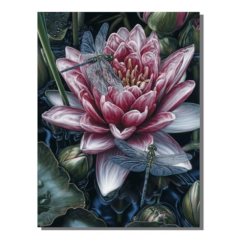 5D Diamond Painting Abstracto Flor, Pintura Diamante, Diamond Painting Kit Completo Niños Regalo, DIY Manualidades Adultos Pintura Diamante Para Decoración Navidad De Pared Del Hogar 40x50cm SYLF497
