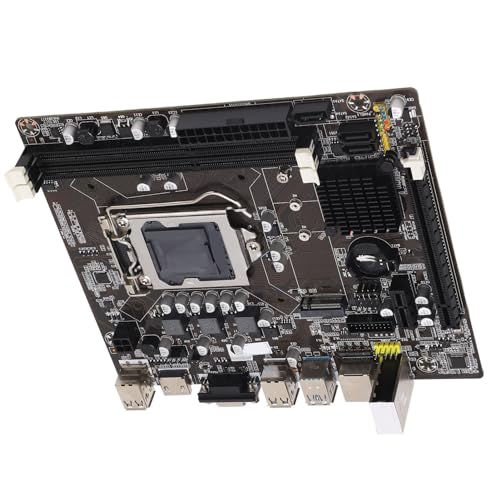Scheda Madre per Giochi DDR3, 1155 Pin 2 DDR3 100M Scheda Madre per Mining con Supporto per Processori Corei7, I5, I3 (LGA1155), Supporto per Uscita Video Digitale Ad Alta Definizione