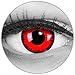 Produktbild Farbige rote Vampir Volturi Kontaktlinsen Color Fun Contact Lenses Red Lunatic Topqualität zu Fasching, Karneval und Halloween gratis Linsenbehälter ohne Stärke