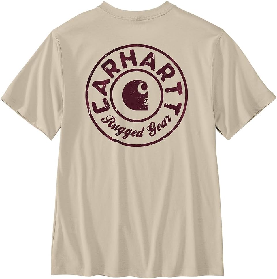 Carhartt Men's 107531 Relaxed Fit Lightweight Short-Sleeve Rivet Graphic T-Shir