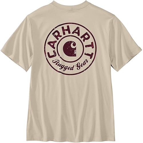 Carhartt Men's 107531 Relaxed Fit Lightweight Short-Sleeve Rivet Graphic T-Shir