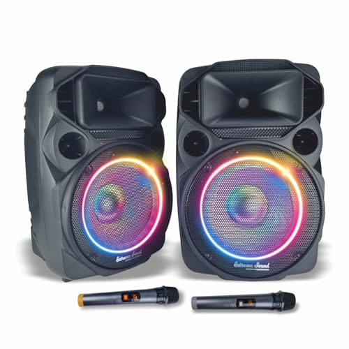 Extreme Sound Coppia Casse Audio Attiva e Passiva DJN 12