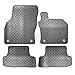 Price comparison product image Carsio Tailored 4 Piece Rubber Car Mat Set FOR Audi A3 2012 to 2018 (8V) 4 Clips