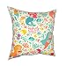 Funda de cojín para sirenas, diseño de sirenas, para decoración del hogar, 12 x 12 pulgadas