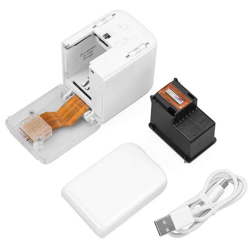 Mbrush Stampante Colori Portatile, Mini Bluetooth WiFi Stampa Wireless Piccola Inkjet Portatile con Cartuccia d'inchiostro per Testo Personalizzato e Fai Da Te, Stampa Qualsiasi Superficie