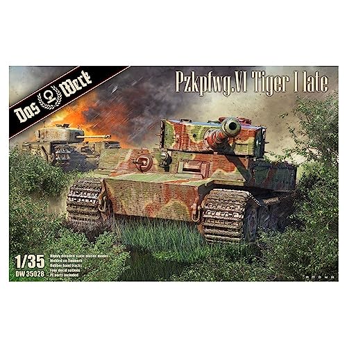 Maquette Char Pzkpfwg VI Tiger I Late 35028 Das Werk char allemand militaire 1/35