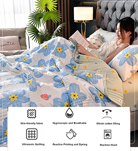 Couette alternative au duvet douce lavable en machine parure de lit d'été