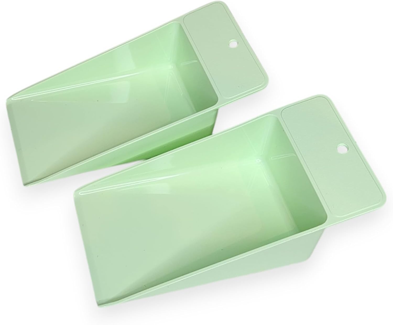 Tupperware Set of 2 Canister Scoops Mint Green