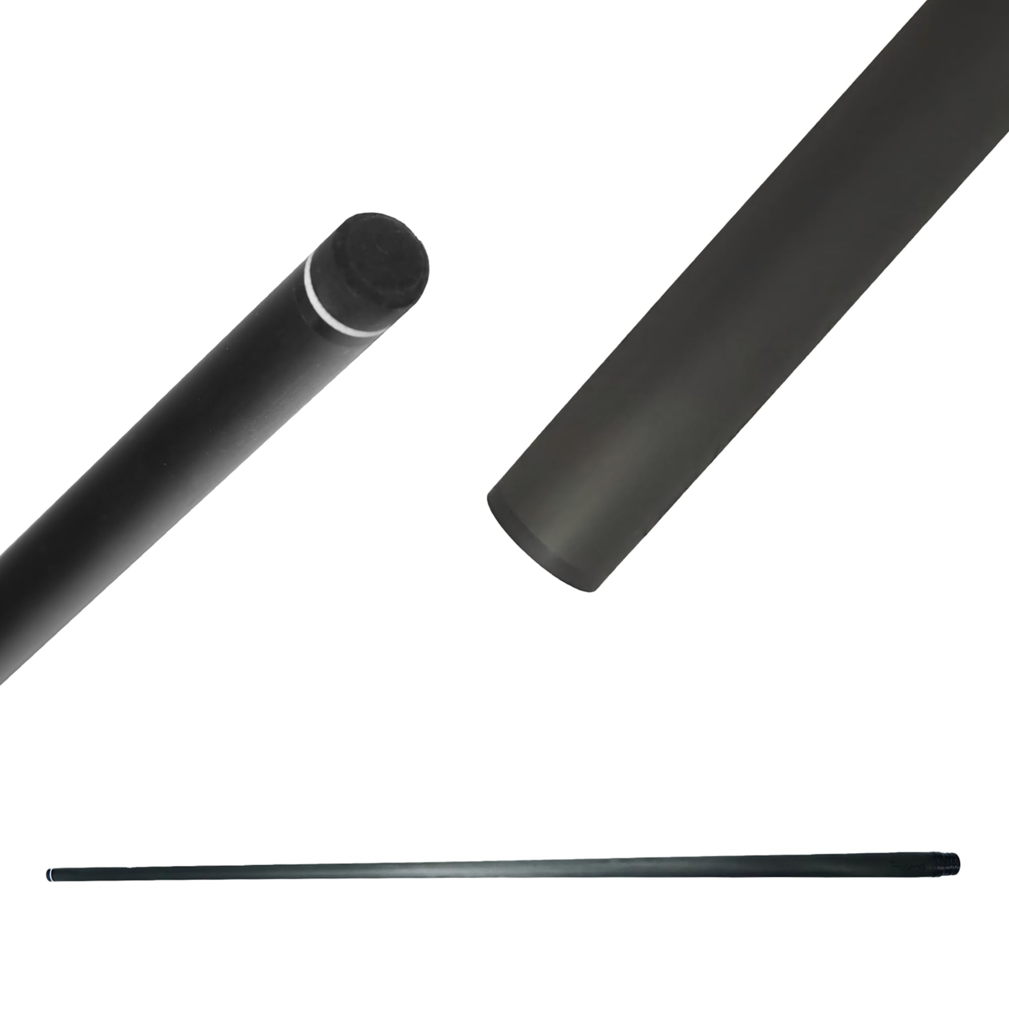 DAVID LOMAN Cue Shaft Carbon Fiber Black Bakelite Ferrule Pool Cue Stick Billiards Snooker Play Break Taco Billar Pool Shaft (3/8 * 11, 12.5mm)