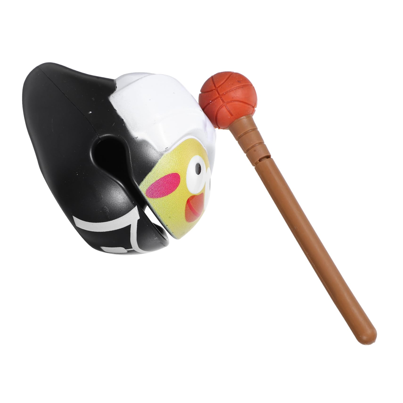 Toddmomy Wooden Fish Relief Toy Temple Block Instrument Cartoon Percussion Toy for Office Decompression