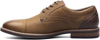 Mens Centro Flex Cap Toe Oxford Dress Casual Leather Comfortable Lace Up