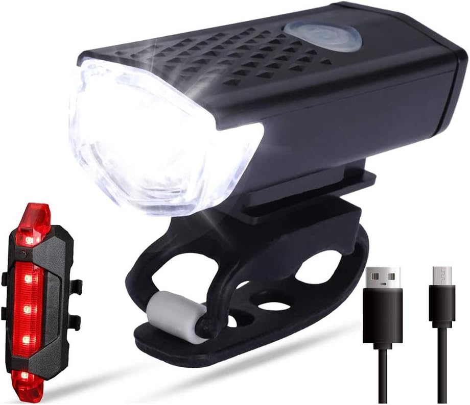 𝐃𝐫𝐮𝐦𝐬𝐭𝐨𝐧𝐞 𝟏𝟓 𝐘𝐞𝐚𝐫 𝐖𝐚𝐫𝐫𝐚𝐧𝐭𝐲 USB Rechargeable 400-Lumen Bike Light Set | LED Front & Rear Lights for Night Ride, Safety & Commuting | Waterproof with Multiple Light Modes-picture-18