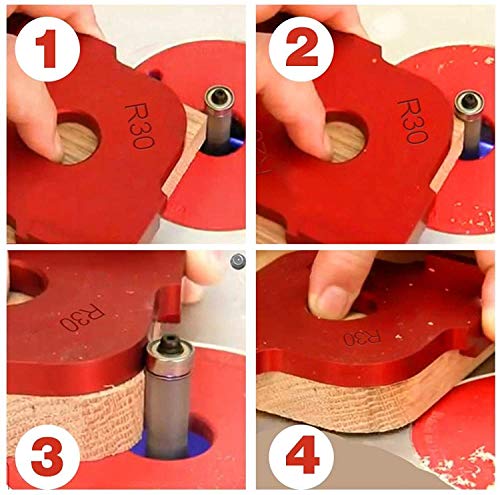 Sturdy Aluminum Alloy Rust Resistant Round Corner Template - Image 4