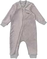 Macacão Fleece Bebê Liso Peluciado Com Zíper Inverno