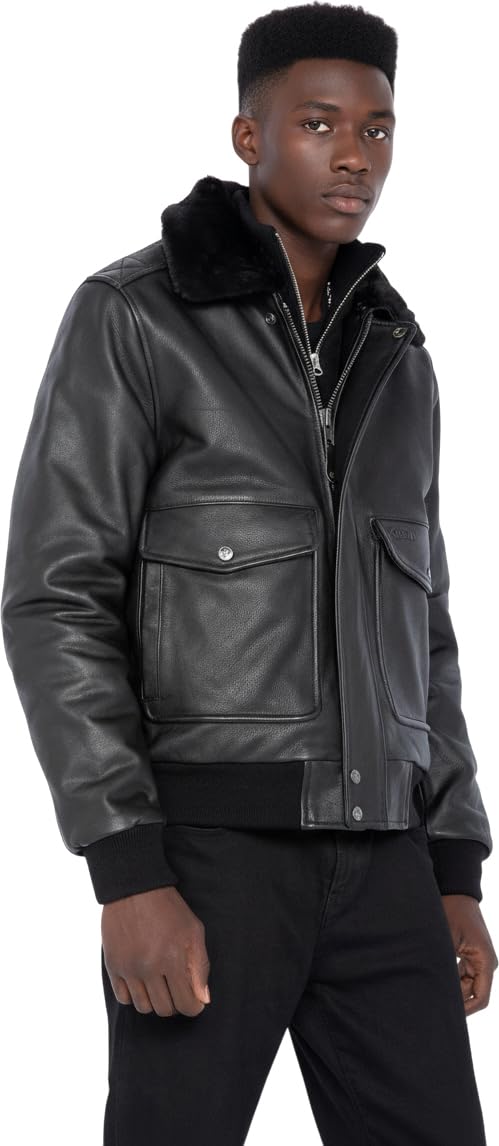 Schott Nyc - LC5331X, Giacca in pelle da uomo