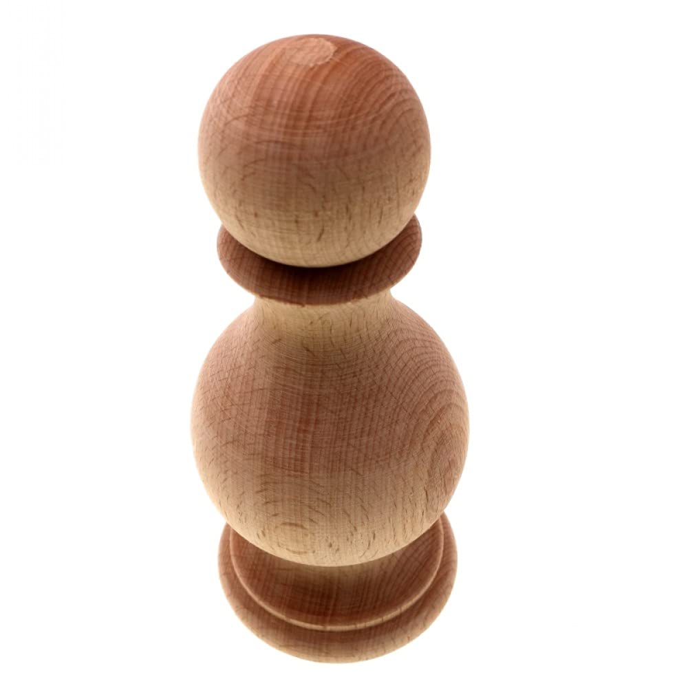 Pied en bois sculpture d'arche circulaire cylindrique Kawaii Meubles B1