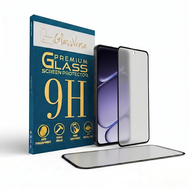 Image of GlassVerse D+ Matte Tempered Glass With 18H Hardness For Oneplus Nord CE 6 Lite (PACK OF 1) with Free Installation Kit. Full screen Coverage - 6.72 inch