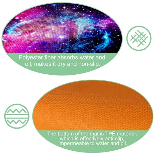Alfombrillas de cocina VAPOKF para evitar resbalones y proteger el suelo de manchas de agua 5