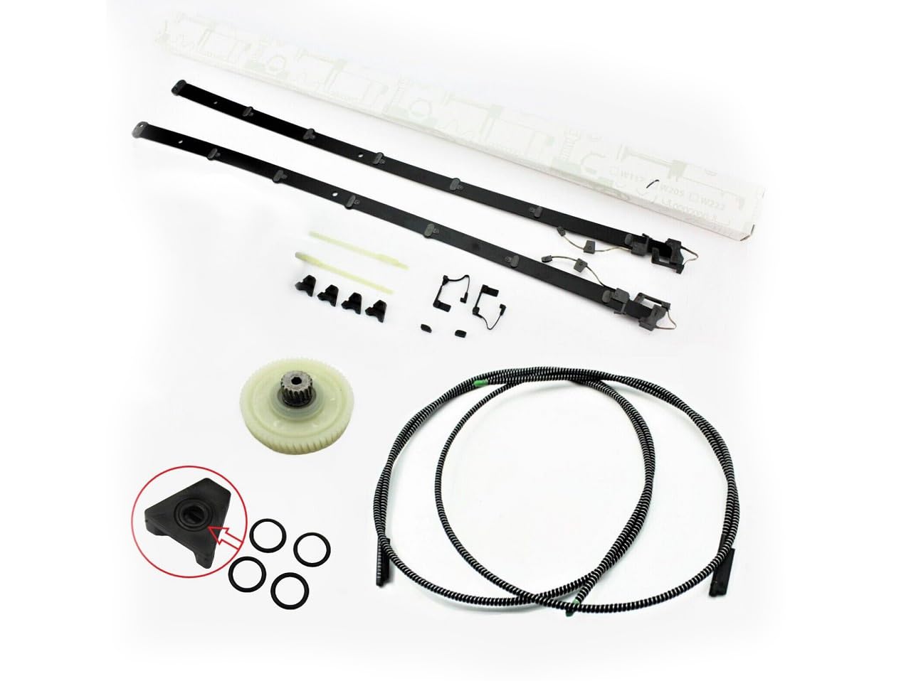 Generic Kit de réparation panoramique pour toit ouvrant Mercedes Classe C W205 (2014-2021) A2056362731 / A2057800175 / A2057800275 III