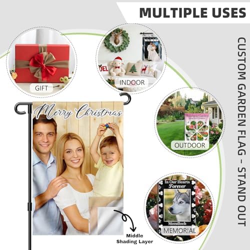 Custom Garden Flag with Picture for Outside Yard Decor — view 3