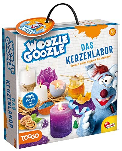 Lisciani - WOOZLE GOOZLE Das Kerzenlabor - Kerzenherstellungsset - Für Kinder ab 8 Jahren - Erstellen Sie Ihre Eigenen Kerzen mit Natürlichen Produkten