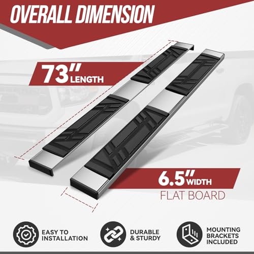 Estribos para GMC Acadia Denali 2010-2016 acero inoxidable miniatura 3