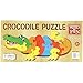 Ackerman PUZZLE DI COCCODRILLO DI LEGNO DELUXE