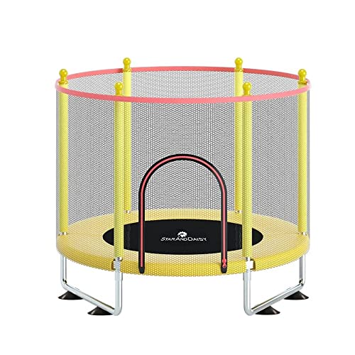 StarAndDaisy 55 inch Trampoline with Safety Net & UShape Legs for Kids