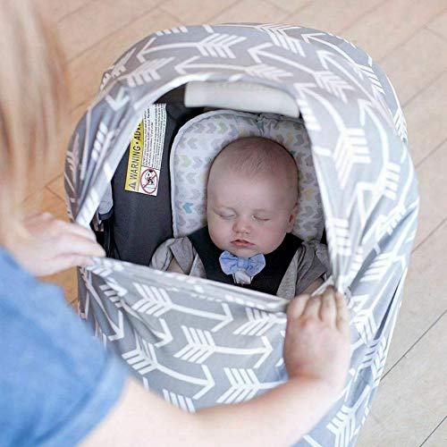 ELECTROPRIME 2X(Nursing Cover,Car Seat Canopy,Shopping Cart,High Chair,Stroller and Cars S1W2