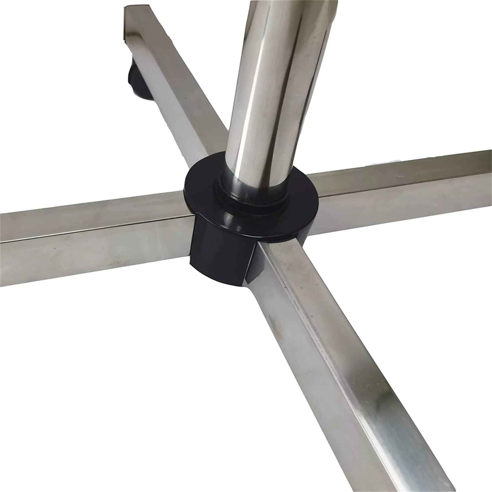 Carrello da parrucchiere regolabile in altezza 70 – 103 cm, in alluminio e acciaio inox, con 4 ruote, carrello da parrucchiere con grande ripiano 45 x 33 cm, ideale per parrucchieri e barbieri