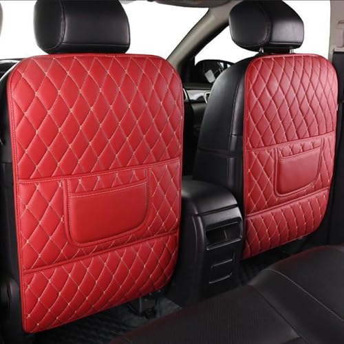 Protections dossier de siège Porsche 924 contre la boue, solution anti-coups de pied rouge