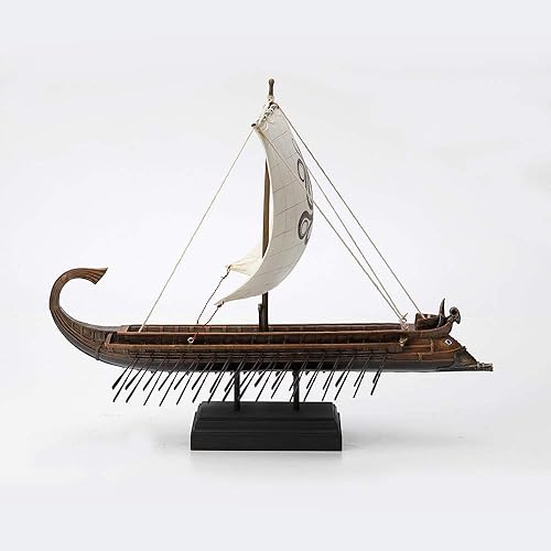 Miniatura 2 de Veronese Design 10 1/4 "de alto de resina fundida griega Kraken vela triremes estatua estatua réplica de barco