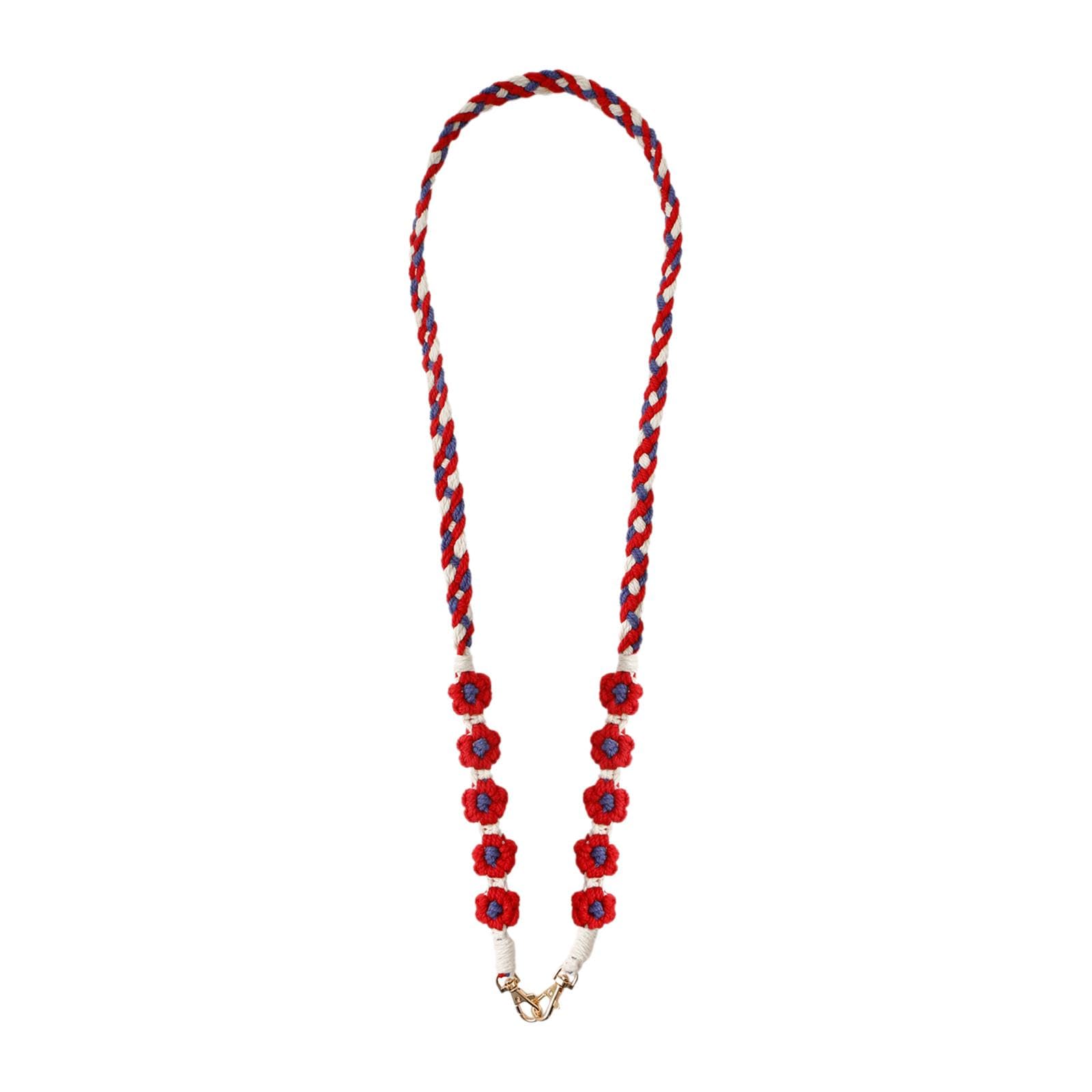 CALANDIS™ Macrame Boho Crossbody Strap Purse Strap Wallet Keychain Cell Phone Lanyards Red | Straps & Charms | Cell Phone Accessories-image-21