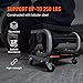 VEVOR Rolling Creeper Garage/Shop Seat, 250 LBS Capacity Padded Rolling Workshop Stool with Tool Tray Storage, Mechanic Stool for Garage, Shop, Auto Repair, Black